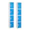 Adiroffice 12 in W, 12 in D, 72 in H, Steel ADI629-204-BLU-2PK - alternate 1